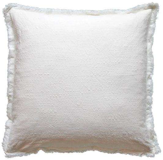 Fringe Pillow (Sham Only) -Ivory Home Crush