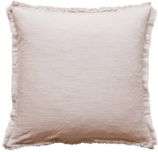 Fringe Pillow (Sham Only)- Nude Home Crush