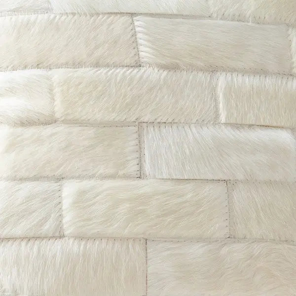 Hardwin Hide Cream Pillow Individually Home Crush